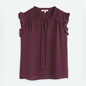 NWT *Stitch Fix* SZ XL Les Serein Alva Ruffle Detail Blouse